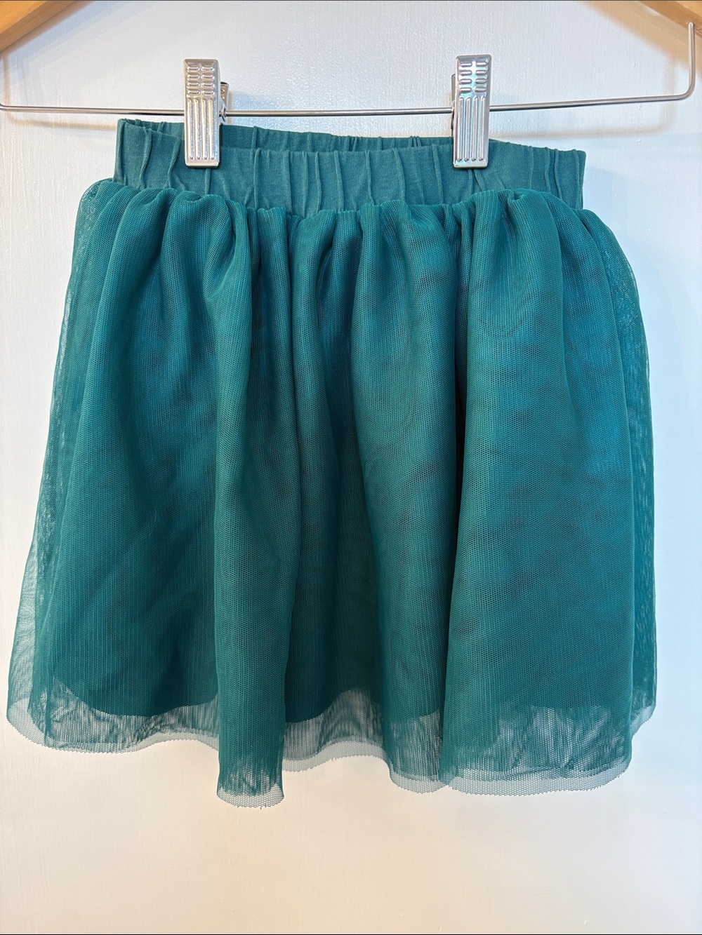 Primary Teal Tulle Skater Skirt - Women